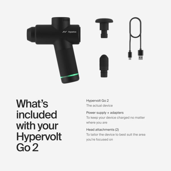 Massage gun for badminton: Hypervolt Go 2 - Image 3